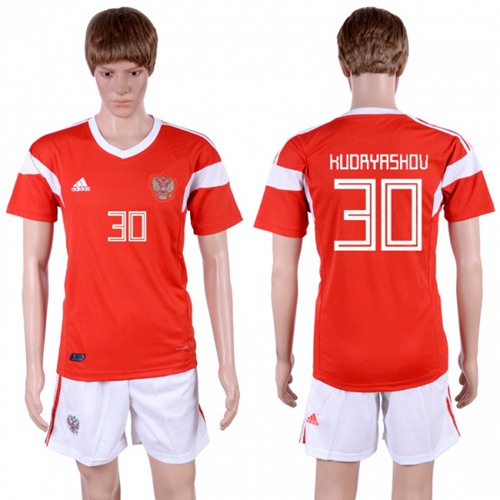 Russia #30 Kudryashov Home Soccer Country Jersey